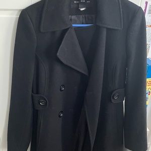 Victoria Secret Black Peacoat - Size 6